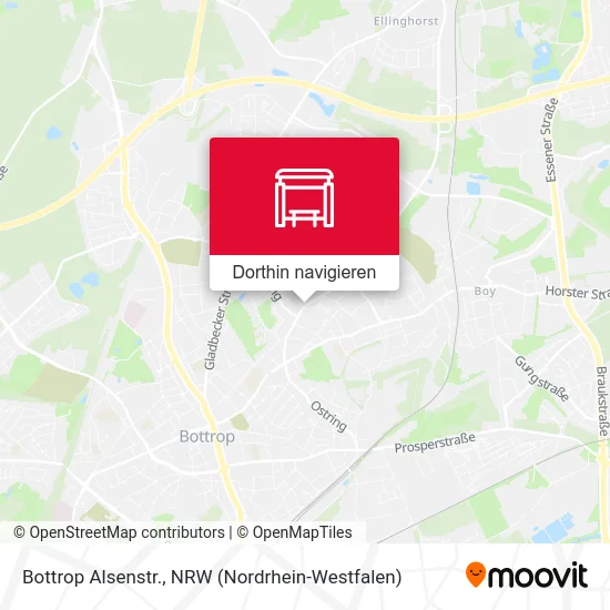 Bottrop Alsenstr. Karte