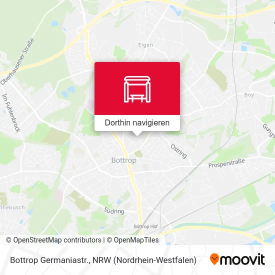 Bottrop Germaniastr. Karte