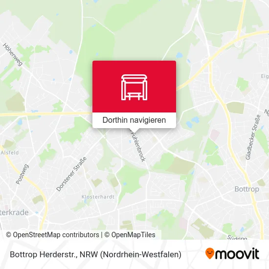 Bottrop Herderstr. Karte