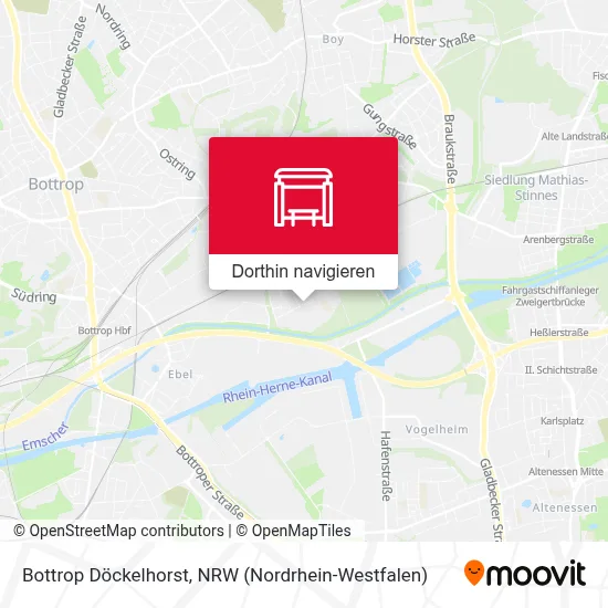 Bottrop Döckelhorst Karte