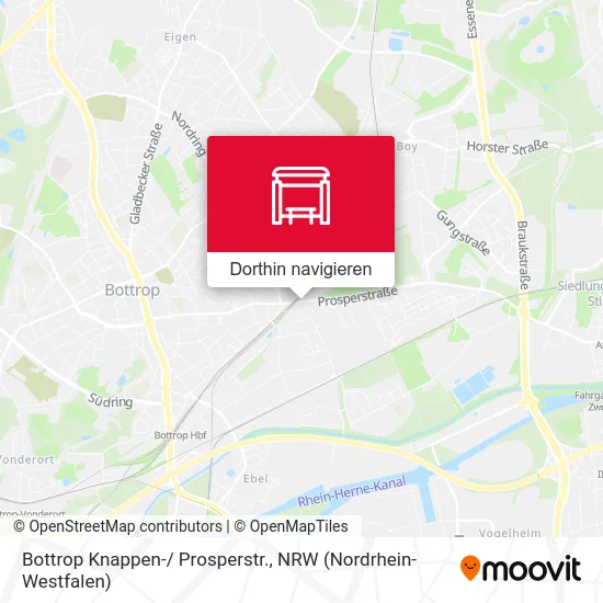 Bottrop Knappen-/ Prosperstr. Karte