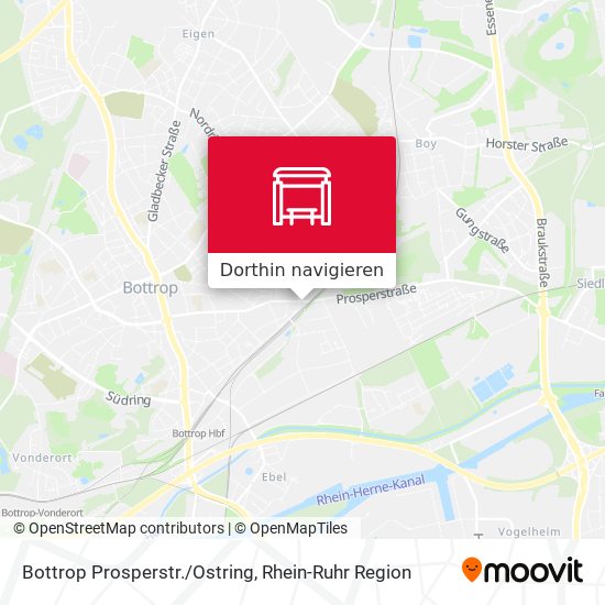 Bottrop Prosperstr./Ostring Karte