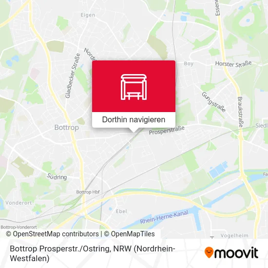 Bottrop Prosperstr./Ostring Karte