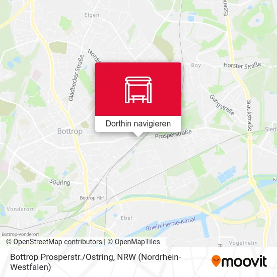 Bottrop Prosperstr./Ostring Karte