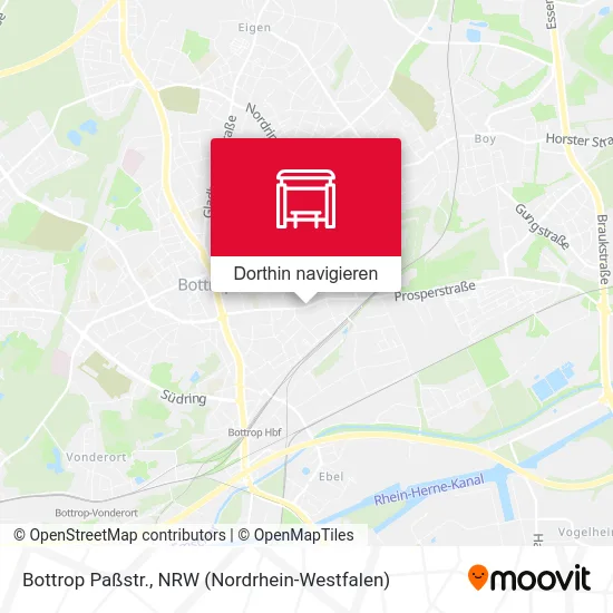 Bottrop Paßstr. Karte
