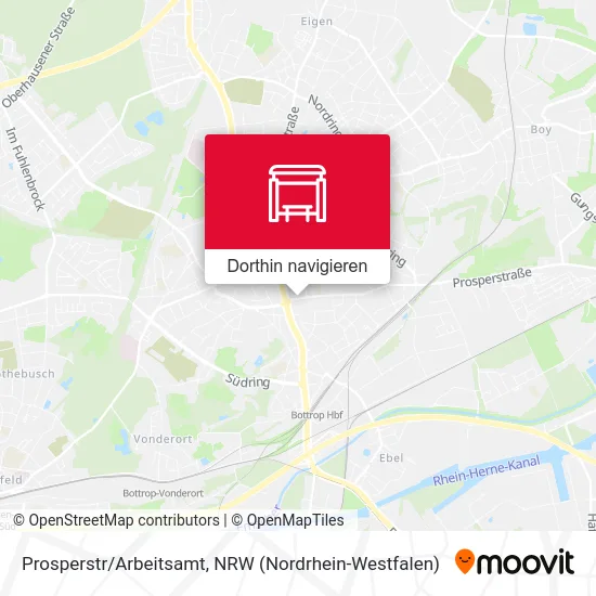 Prosperstr/Arbeitsamt Karte