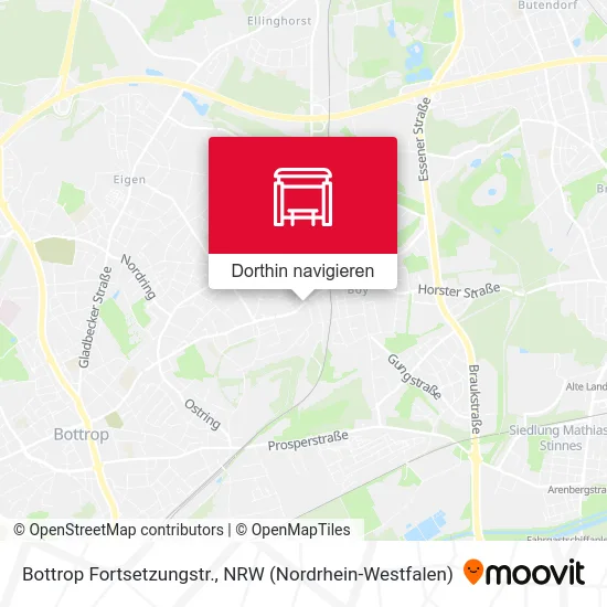 Bottrop Fortsetzungstr. Karte