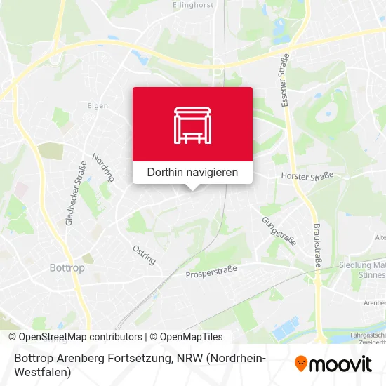 Bottrop Arenberg Fortsetzung Karte