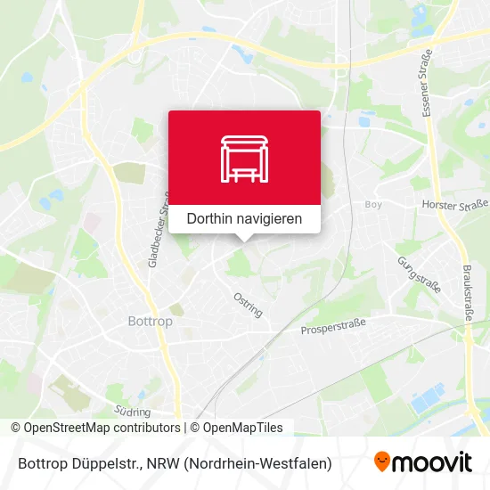 Bottrop Düppelstr. Karte