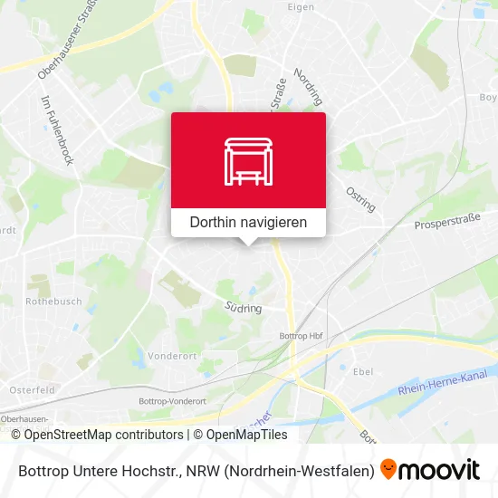 Bottrop Untere Hochstr. Karte