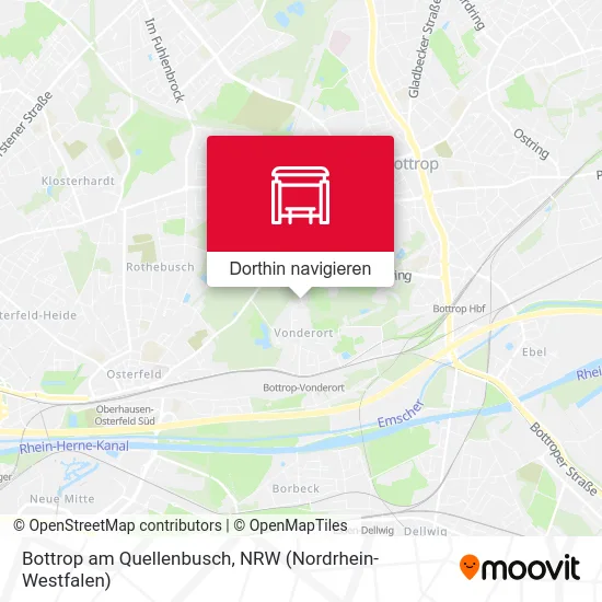 Bottrop am Quellenbusch Karte