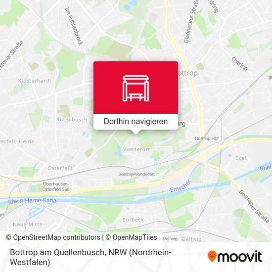 Bottrop am Quellenbusch Karte
