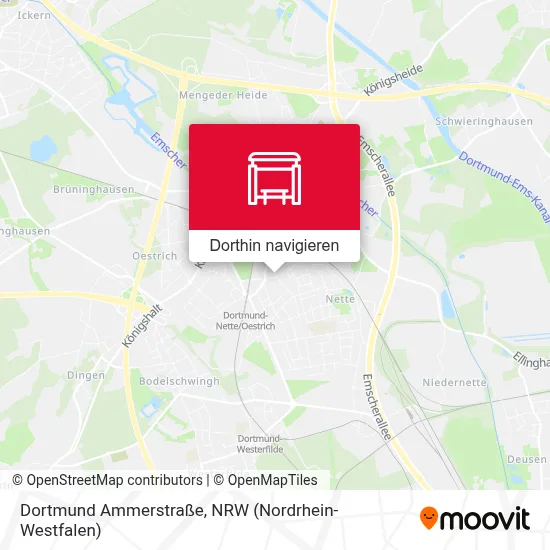 Dortmund Ammerstraße Karte
