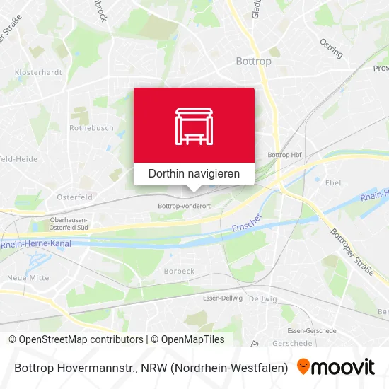 Bottrop Hovermannstr. Karte
