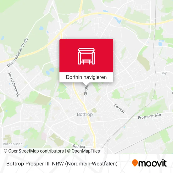 Bottrop Prosper III Karte