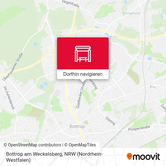 Bottrop am Weckelsberg Karte