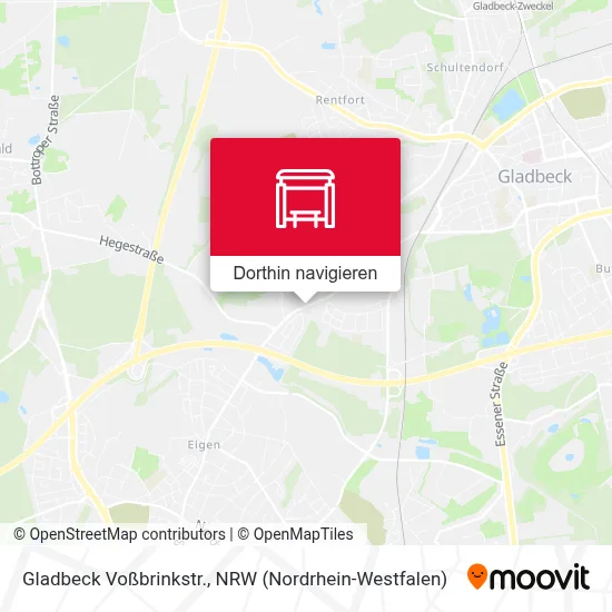 Gladbeck Voßbrinkstr. Karte