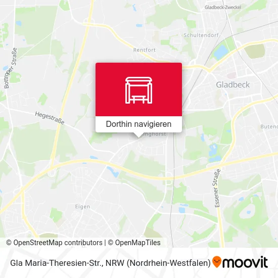 Gla Maria-Theresien-Str. Karte