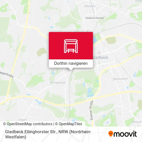 Gladbeck Ellinghorster Str. Karte