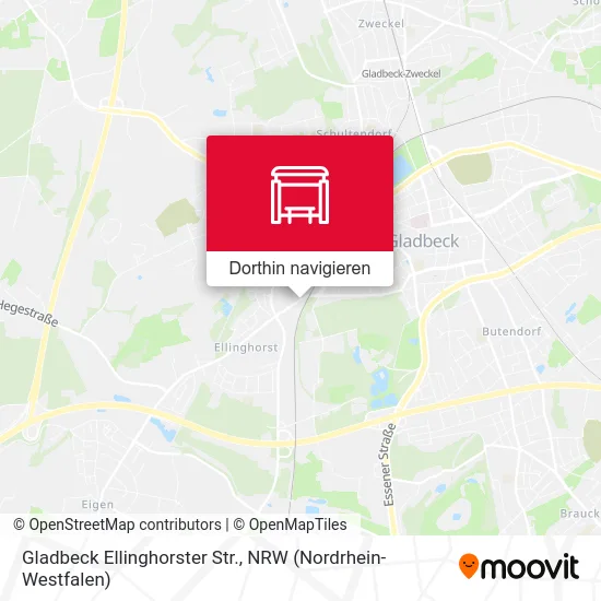 Gladbeck Ellinghorster Str. Karte