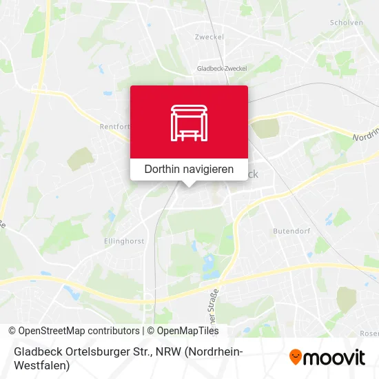 Gladbeck Ortelsburger Str. Karte
