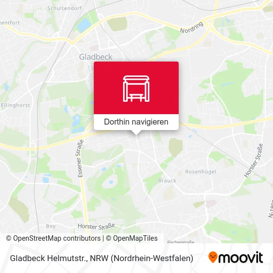 Gladbeck Helmutstr. Karte