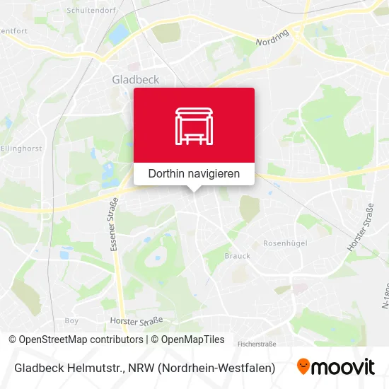 Gladbeck Helmutstr. Karte