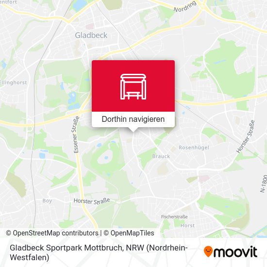 Gladbeck Sportpark Mottbruch Karte