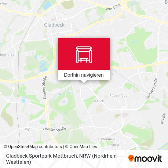 Gladbeck Sportpark Mottbruch Karte