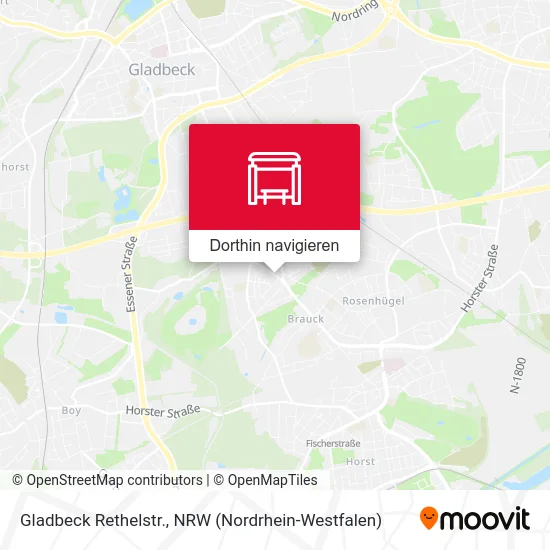 Gladbeck Rethelstr. Karte