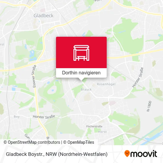 Gladbeck Boystr. Karte