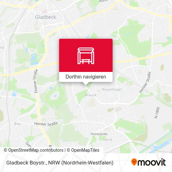 Gladbeck Boystr. Karte