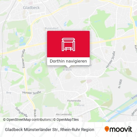 Gladbeck Münsterländer Str. Karte