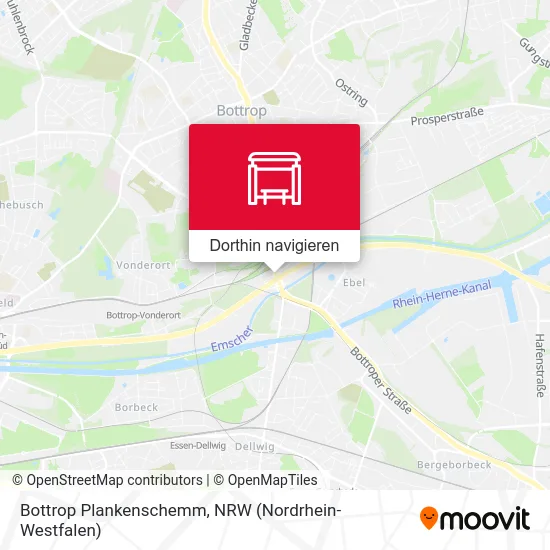 Bottrop Plankenschemm Karte