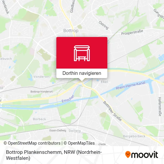 Bottrop Plankenschemm Karte