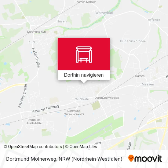 Dortmund Molnerweg Karte