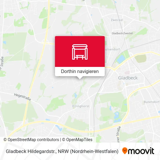 Gladbeck Hildegardstr. Karte