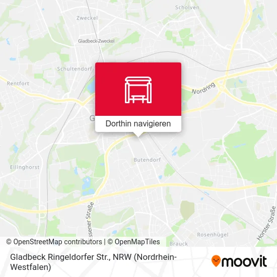 Gladbeck Ringeldorfer Str. Karte