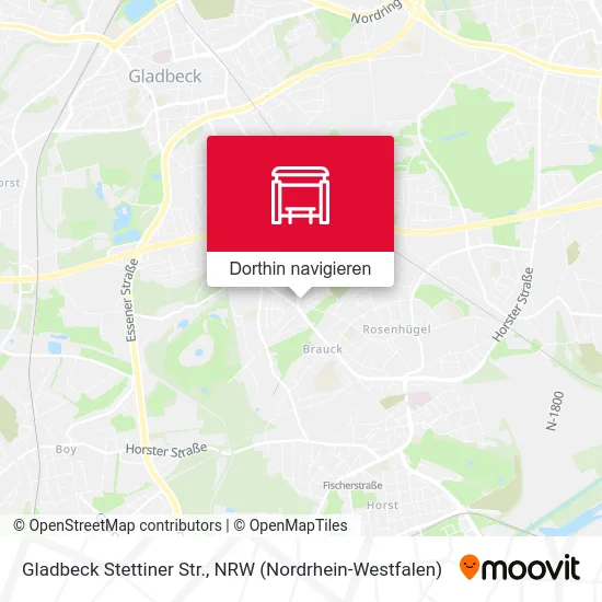 Gladbeck Stettiner Str. Karte