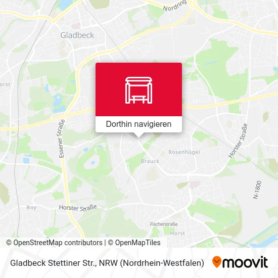 Gladbeck Stettiner Str. Karte