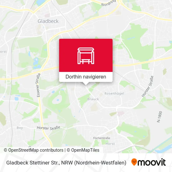 Gladbeck Stettiner Str. Karte