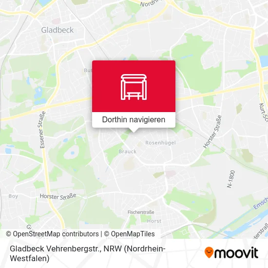 Gladbeck Vehrenbergstr. Karte