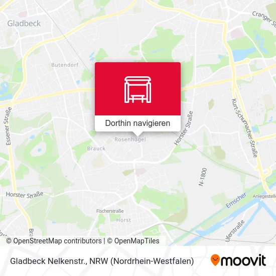 Gladbeck Nelkenstr. Karte