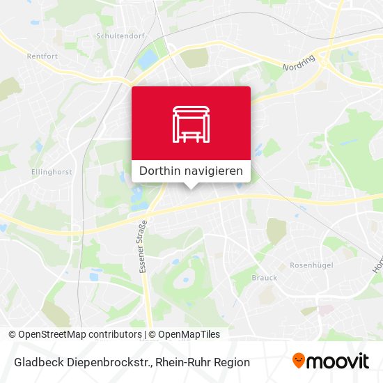 Gladbeck Diepenbrockstr. Karte