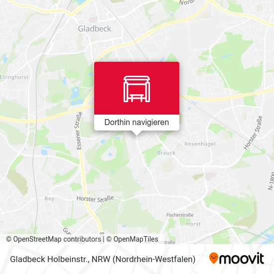 Gladbeck Holbeinstr. Karte
