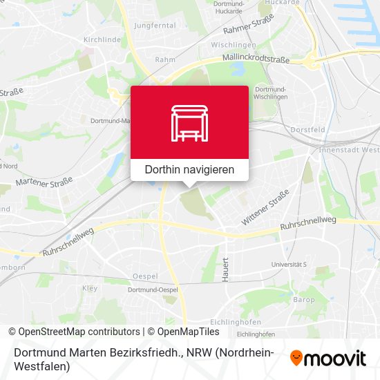 Dortmund Marten Bezirksfriedh. Karte