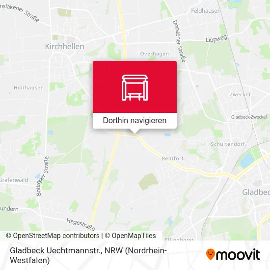 Gladbeck Uechtmannstr. Karte