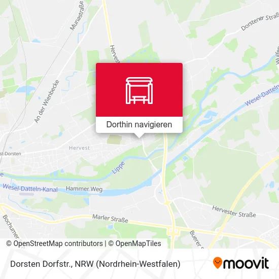 Dorsten Dorfstr. Karte