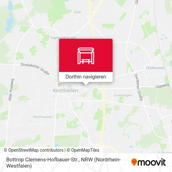Bottrop Clemens-Hofbauer-Str. Karte