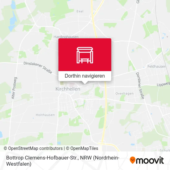 Bottrop Clemens-Hofbauer-Str. Karte